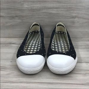 Converse slip on rubber toe shoes